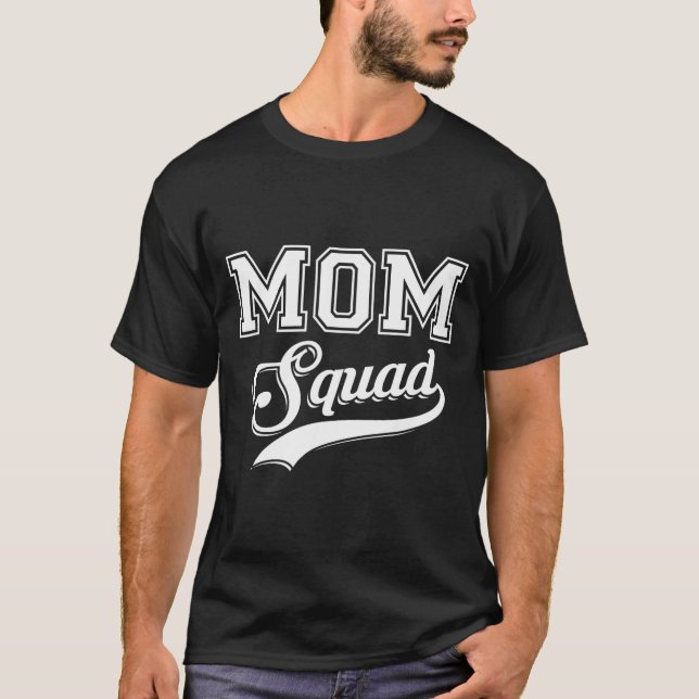 Camiseta Mom squad funny mother  (Frente)