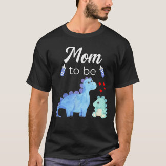 Camiseta Mom To Be Dinosaur Baby Shower For Boy