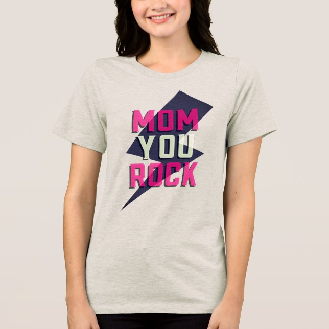 Camiseta MOM YOU ROCK (Frente)