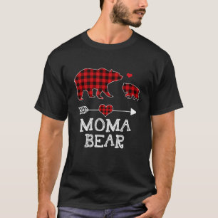 Camiseta Moma Bear Buffalo Xadrez Red Buffalo Xadrez