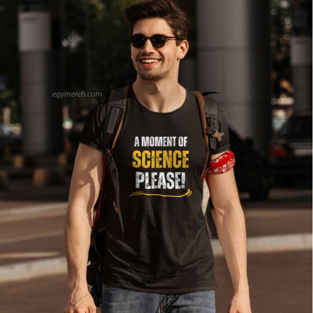 Camiseta momento da ciência, professor de química engraçada (Criador carregado)
