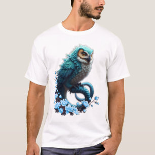 Camiseta Momento da Sabedoria, a coruja mágica, majestosa,
