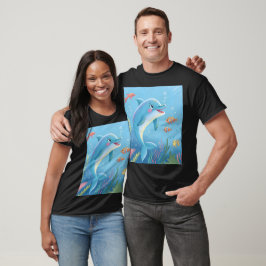 Camiseta Momentos Alegres de Golfinho