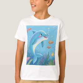 Camiseta Momentos Alegres de Golfinho