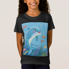 Camiseta Momentos Alegres de Golfinho