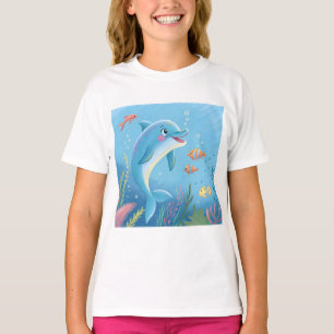 Camiseta Momentos Alegres de Golfinhos