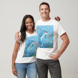 Camiseta Momentos Alegres de Golfinhos