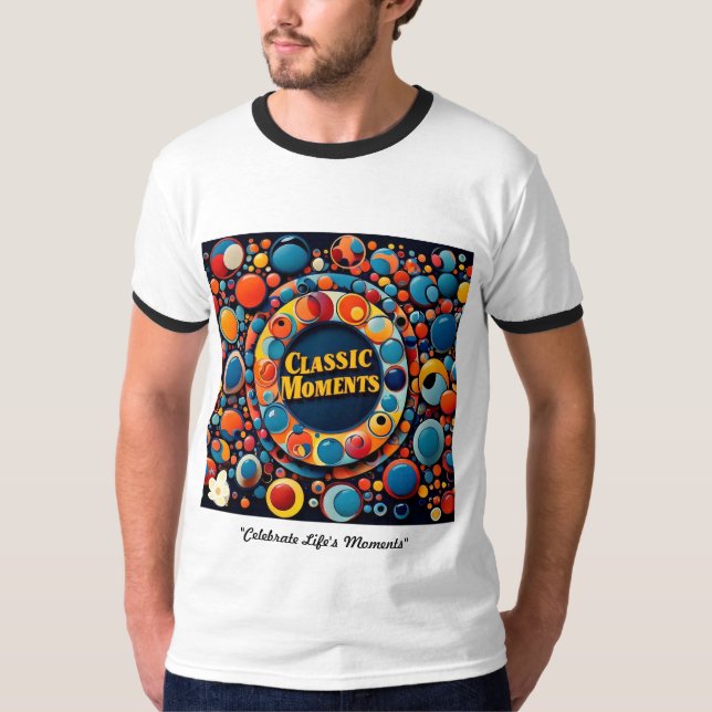 Camiseta Momentos Clássicos no Tempo (Frente)