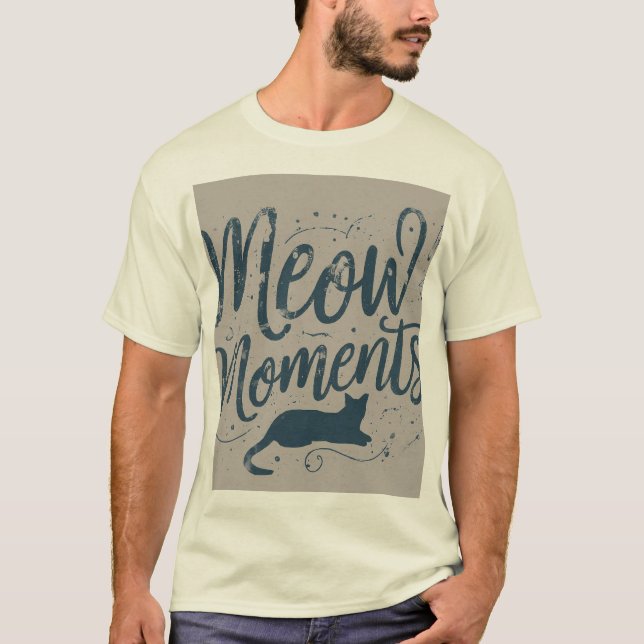 Camiseta Momentos de Meow (Frente)