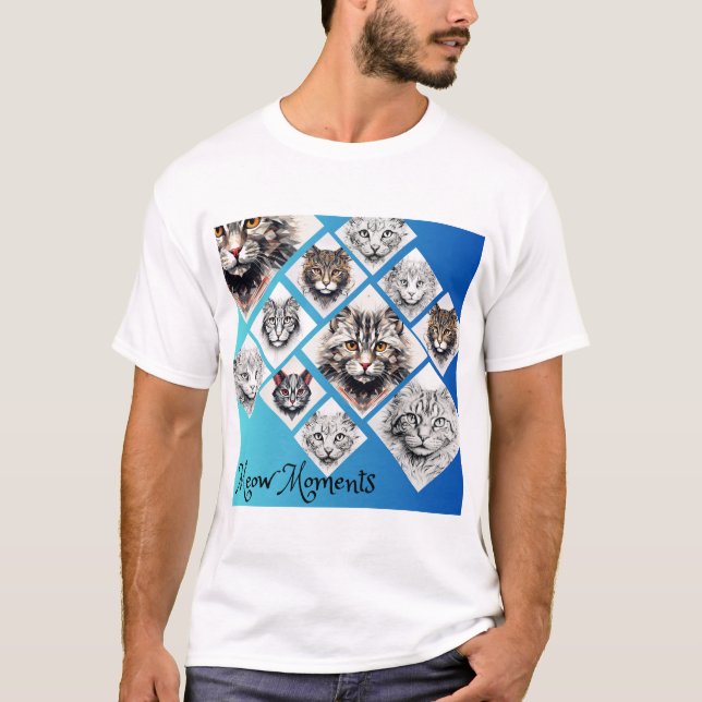 Camiseta Momentos de Meow (Frente)