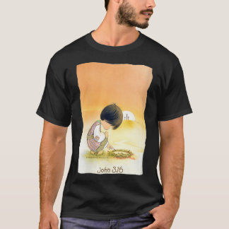 Camiseta Momentos de Precioso das mulheres John 316 VNeck1