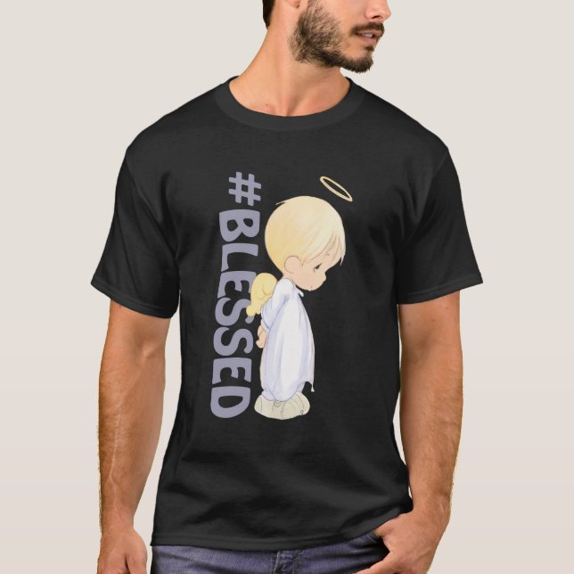 Camiseta Momentos do precioso Abençoados Anjos Abençoados (Frente)
