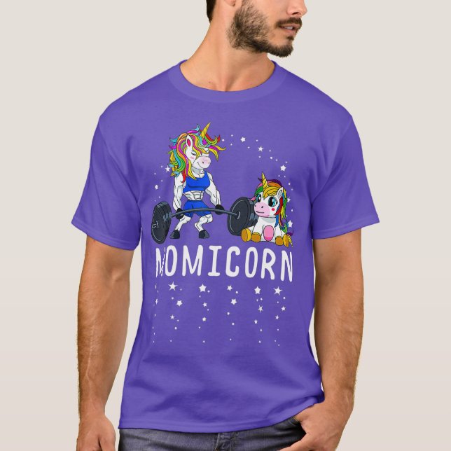 Camiseta Momicorn Unicorn Mamãe Malhação Gym Weising (Frente)