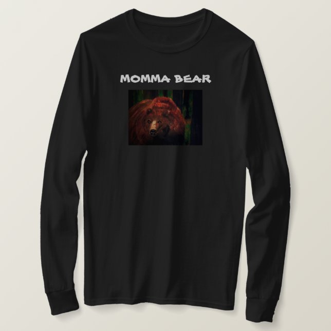 Camiseta MOMMA BEAR tee (Frente do Design)