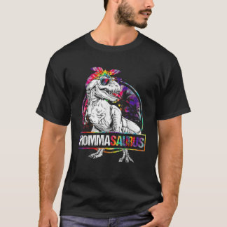 Camiseta Mommasaurus Dinossaur Momma Surus Correspondência
