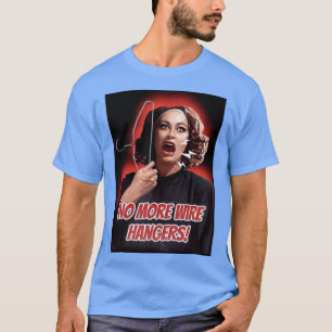 Camiseta Mommie Dearest Sem mais cabides de arame garota en