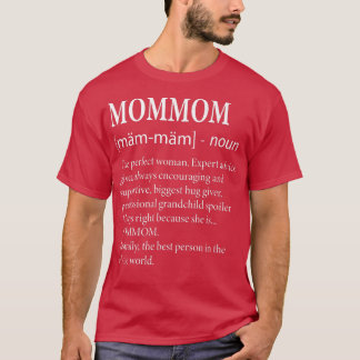 Camiseta Mommom Definition Funny Grandma