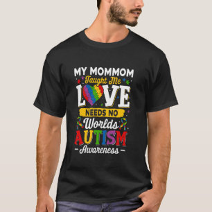 Camiseta Mommom Me Ensina O Amor Não Precisa De Palavras Di