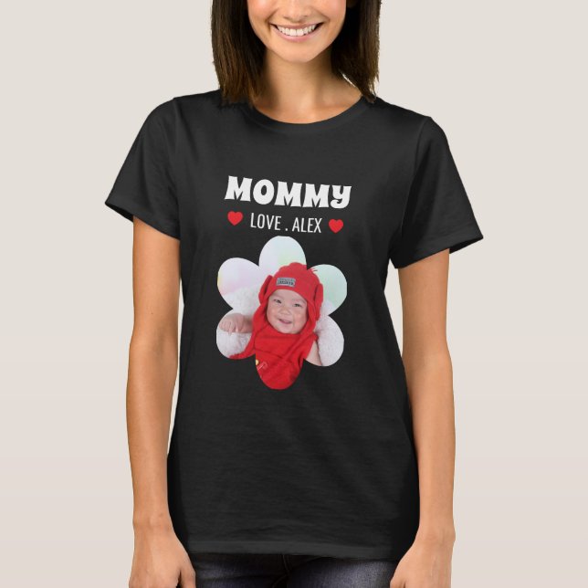 Camiseta Mommy Custom Photo  (Frente)