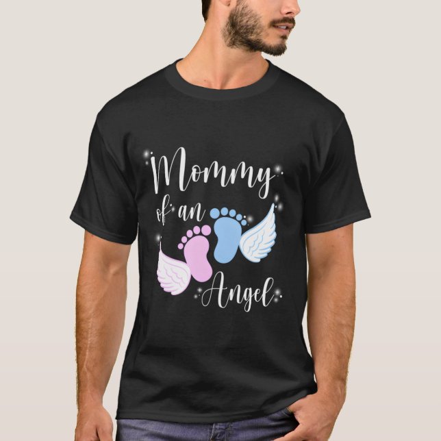 Camiseta Mommy Of An Angel Miscarriage Awareness Infant Los (Frente)