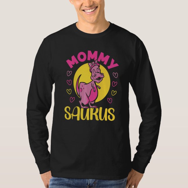 Camiseta Mommy Saurus For Mother   (Frente)