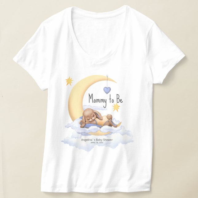 Camiseta "Mommy to Be" Baby Shower T-Shirts (Postura )
