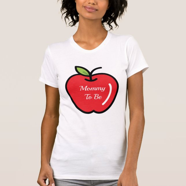 Camiseta Mommy To Be Shirt – Cute Baby Shower Tee  (Frente)