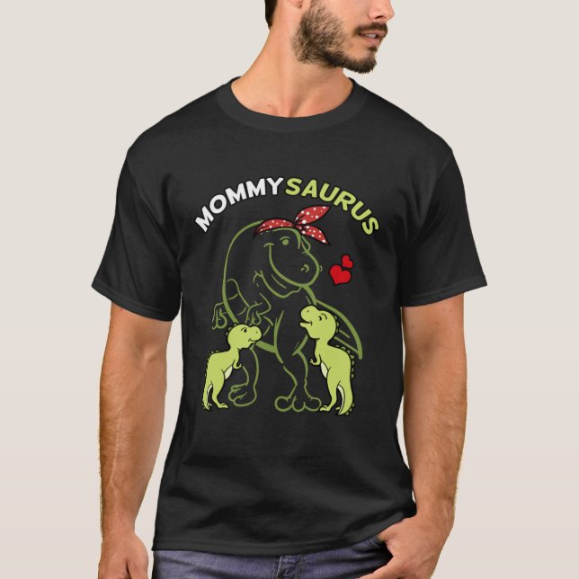 Camiseta Mommysaurus Dinosaur Mom Dino Mother s Day (Frente)