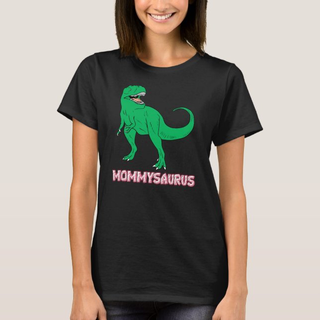 Camiseta Mommysaurus Dinossaur Aniversário Presente para a  (Frente)
