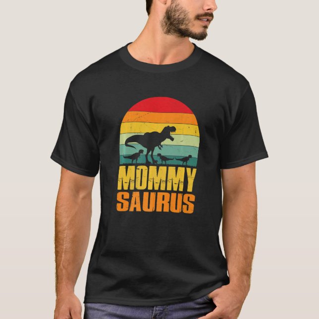 Camiseta Mommysaurus Rex Dinosaur Mommy Saurus Family Match (Frente)