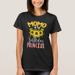 Camiseta Momo Da Aniversário Princesa Girassol Que Correspo