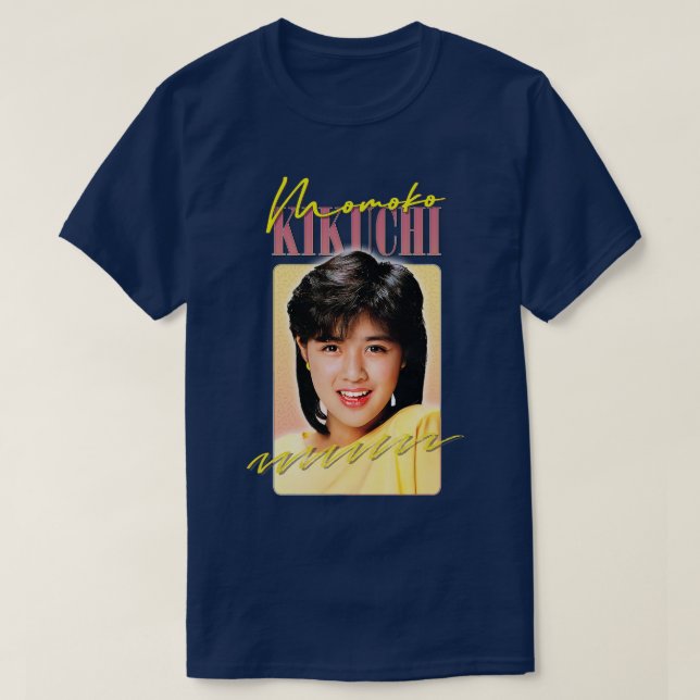 Camiseta Momoko Kikuchi Retro 80s Fan Art Design 1 (Frente do Design)