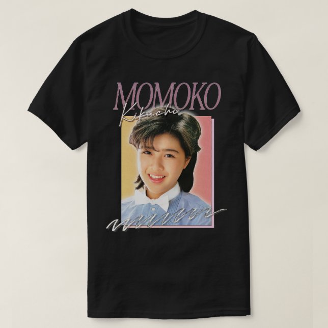 Camiseta Momoko Kikuchi Retro 80s Fan Art Design 2 (Frente do Design)
