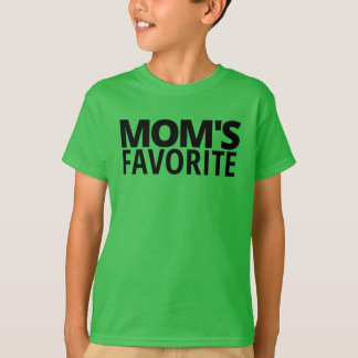 Camiseta MOM'S FAVORITE (in black letters)