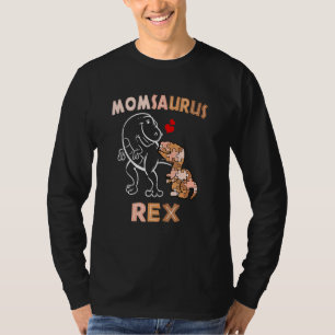 Camiseta Momsaurus Vitiligo Dia de as mães de Sensibilizaçã
