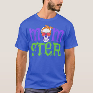 Camiseta Momster Halloween Costume mama Monster Trick ou T