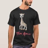 Mon Amie - Sophie (a girafa) Desenhando T- Clássic