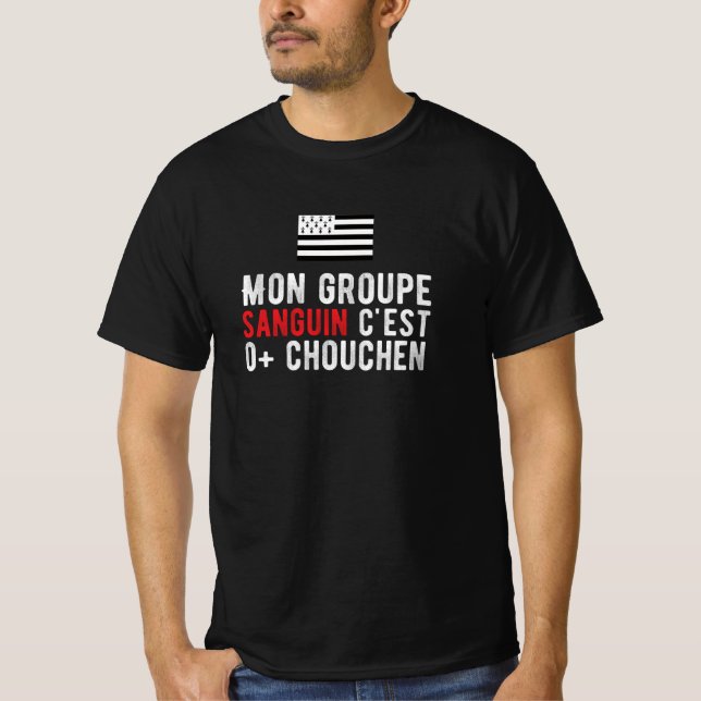 Camiseta Mon grouin c’est O+ Chouchen (Frente)
