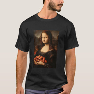 Camiseta Mona Divertida Pintura Clássica Mulher Bonita Gali