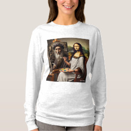 Camiseta Mona Do Da Vinci - Camisa-T feminina