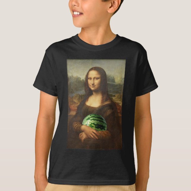Camiseta Mona Lisa ama Melancias (Frente)