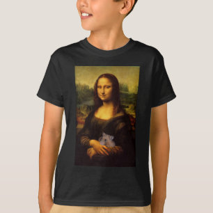 Camiseta Mona Lisa Com Hamster