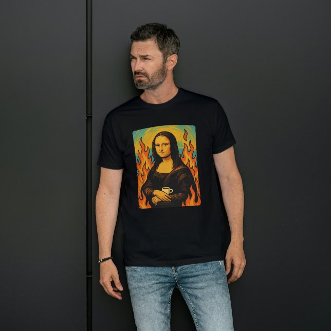 Camiseta Mona Lisa Conhece Este Estilo De Arte De Meme (Criador carregado)