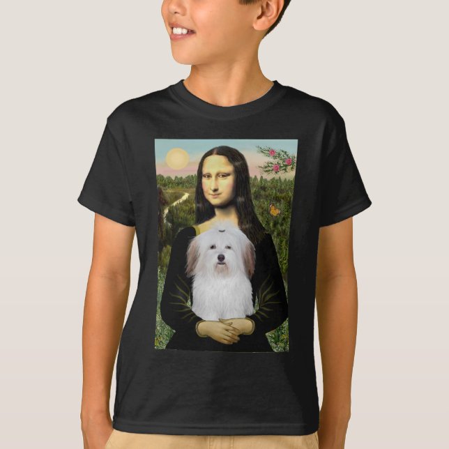 Camiseta Mona Lisa - Coton De Tulear (Frente)