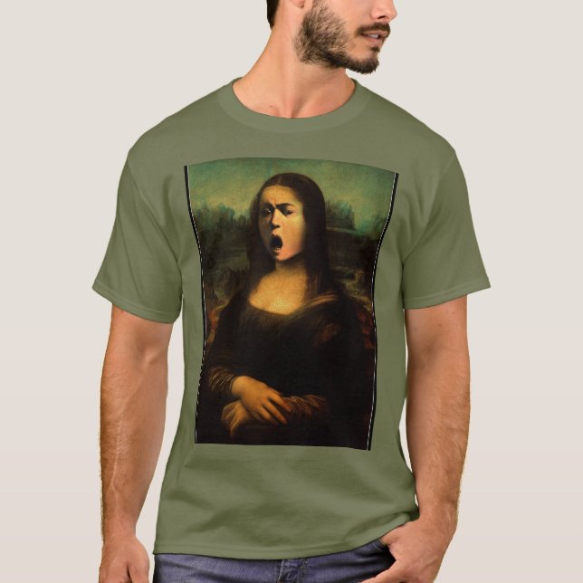 Camiseta Mona Lisa de Caravaggio / Medusa (Frente)