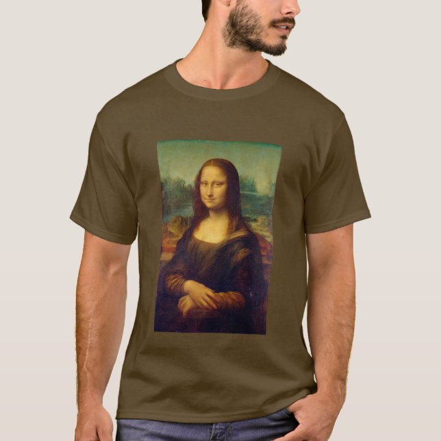 Camiseta Mona Lisa de Da Vinci (Frente)