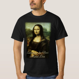 Camiseta Mona Lisa de Leonardo da Vinci, Arte Renascentista