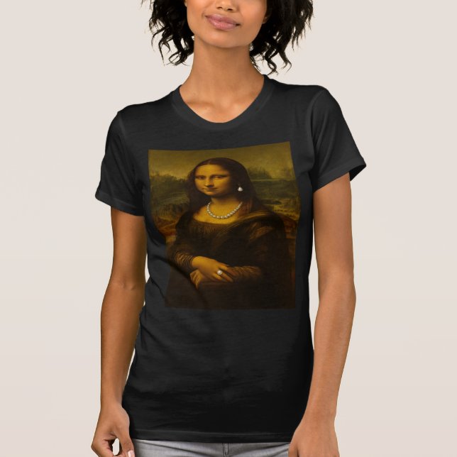 Camiseta Mona Lisa de Pérolas (Frente)