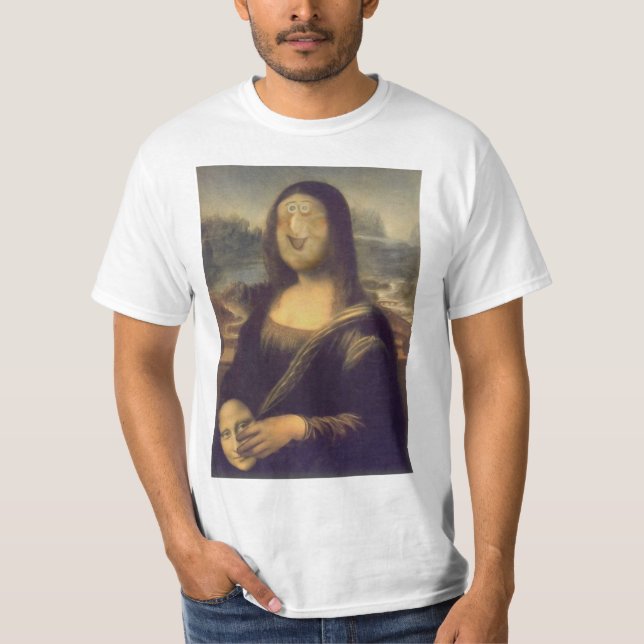 Camiseta Mona Lisa - Desmascarada (Frente)