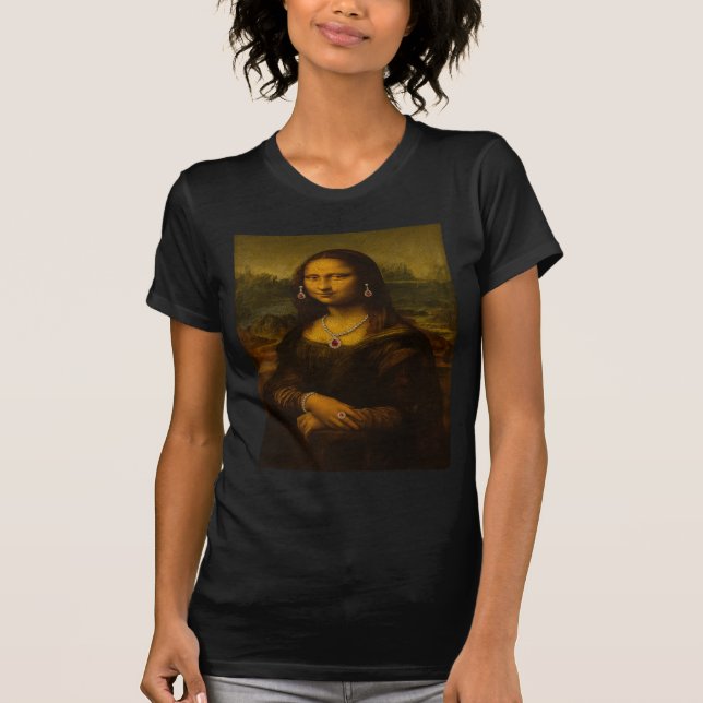 Camiseta Mona Lisa in Pink Sapphire (Frente)